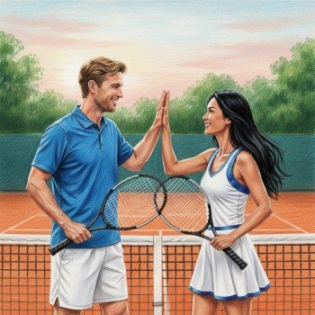 Микст это любовь - Tennis Girl - песня про микст в теннисе